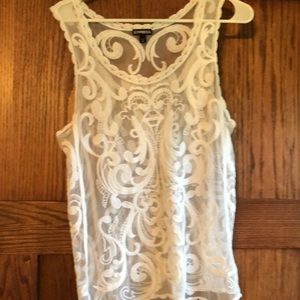 Sheer See Thru Lace Tank